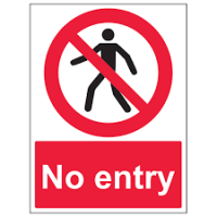 NO ENTRY - Race Night tomorrow